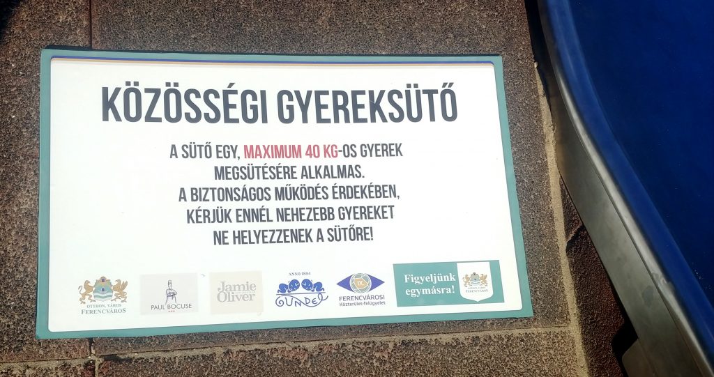 Hivatalos: közösségi gyereksütő lett a közösségi gyereksütő