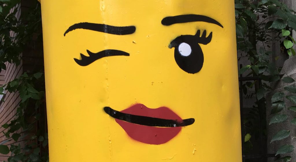 Újabb LEGO totem, ezúttal Ferencvárosban