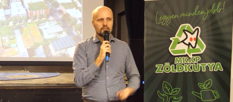 Vasárus Gábor, „Zöldszínfestés – Zöldpolitikai konferencia és antifatalista tali” konferencia, 2025. október 20., Konnektor