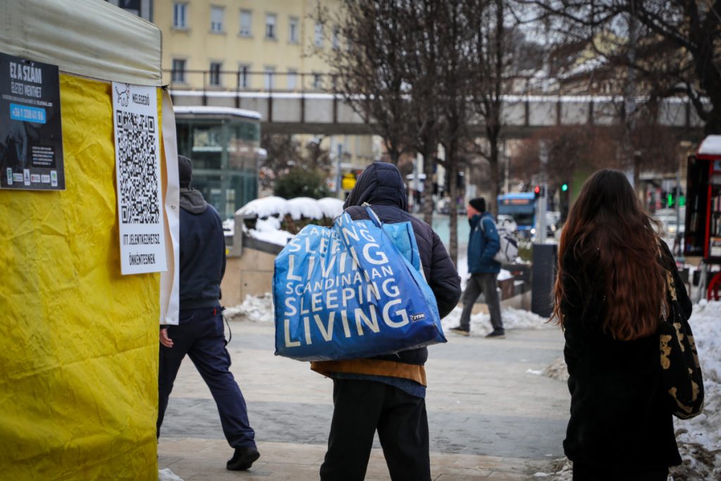 Helpsátor - éjjel-nappali melegedőpont - Nyugati - MKKP
