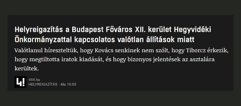 Helyreigazítás - !!444!!!! - MKKP